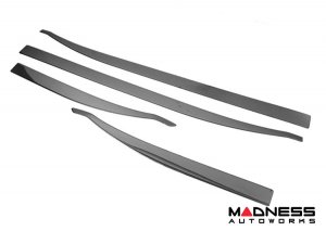 Jeep Renegade Door Trim - Lower Side Molding Kit - Dark Chrome Steel Jeep Renegade Door Trim - Lower Side Molding Kit - Dark Chrome Steel
